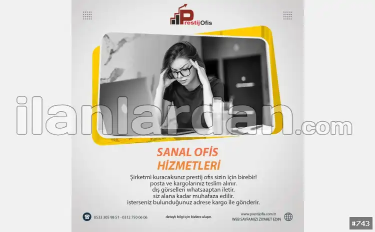 Hazır ofis Sanal ofis eofis paylaşımlı ofis ANKARA / ÇANKAYA / BÜYÜKESAT