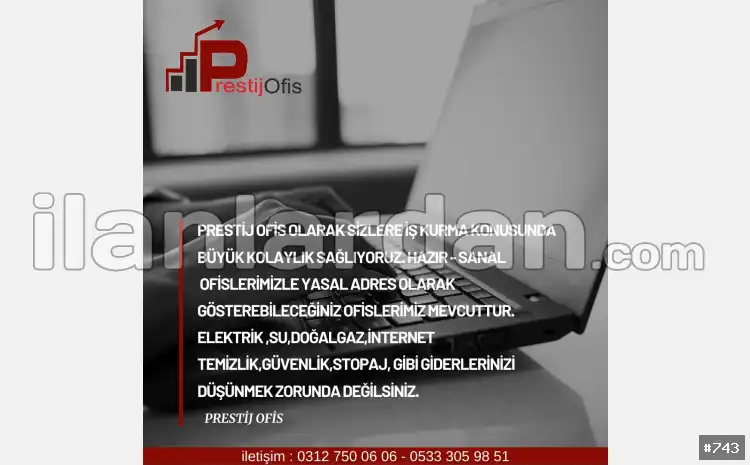 Hazır ofis Sanal ofis eofis paylaşımlı ofis ANKARA / ÇANKAYA / BÜYÜKESAT