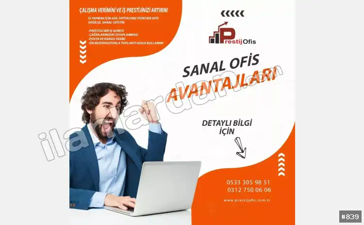 Hazır ofis Sanal ofis eofis paylaşımlı ofis ANKARA / ÇANKAYA / BÜYÜKESAT