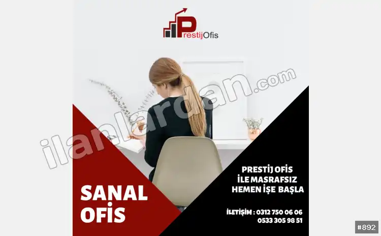 Hazır ofis Sanal ofis eofis paylaşımlı ofis ANKARA / ÇANKAYA / BÜYÜKESAT