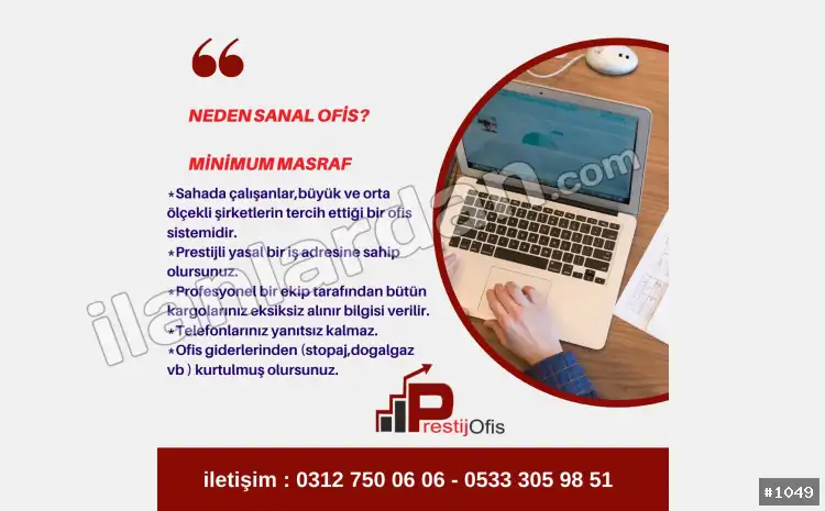 Hazır ofis Sanal ofis eofis paylaşımlı ofis ANKARA / ÇANKAYA / BÜYÜKESAT