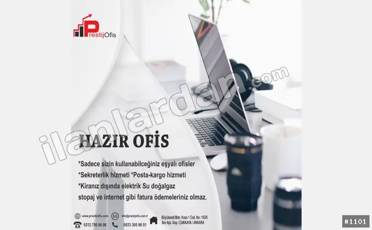 Hazır ofis Sanal ofis eofis paylaşımlı ofis ANKARA / ÇANKAYA / BÜYÜKESAT