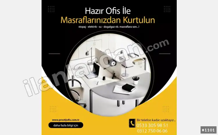 Hazır ofis Sanal ofis eofis paylaşımlı ofis ANKARA / ÇANKAYA / BÜYÜKESAT