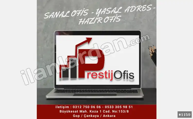 Hazır ofis Sanal ofis eofis paylaşımlı ofis ANKARA / ÇANKAYA / BÜYÜKESAT